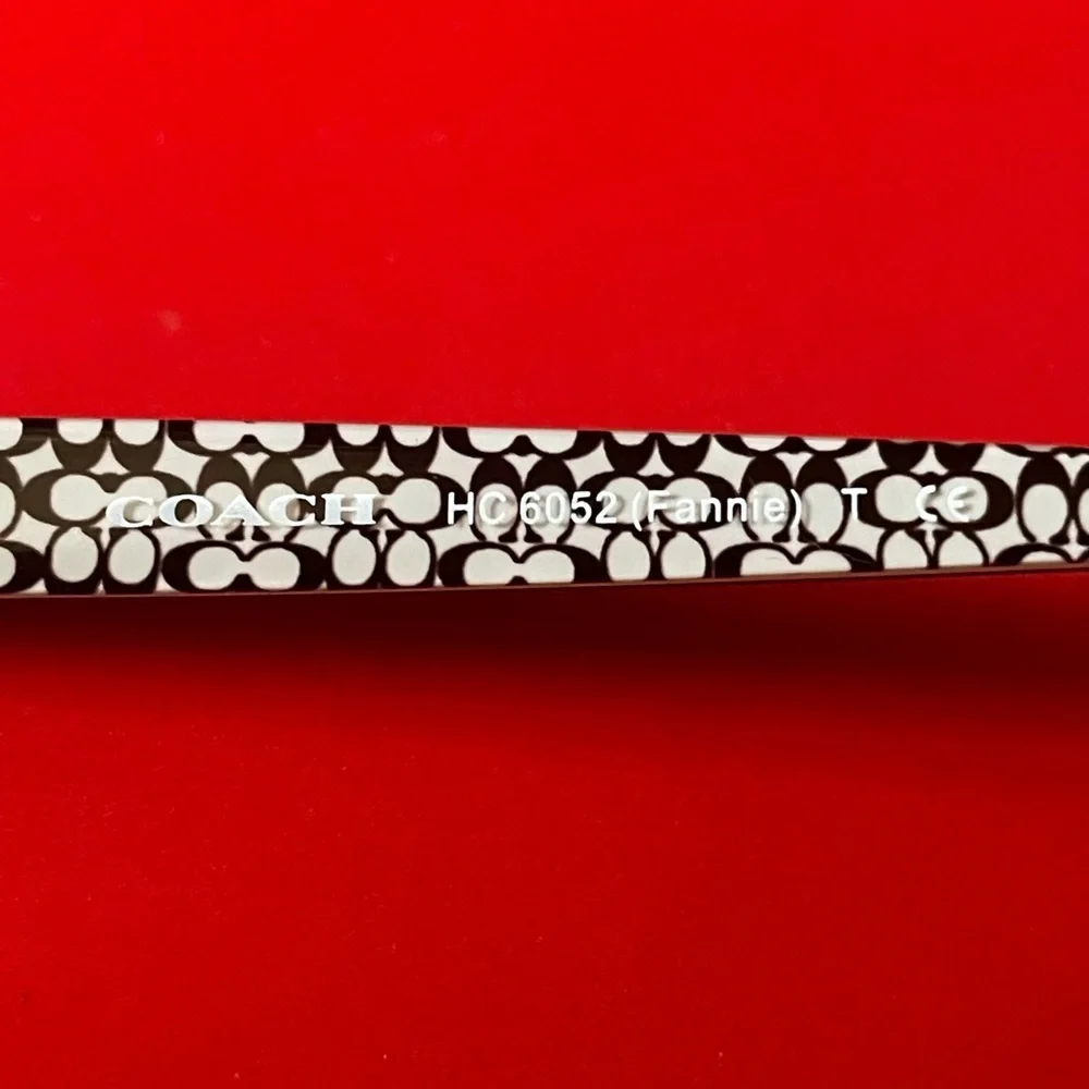 COACH GLASSES,Coach Black and White Patterned Glasses